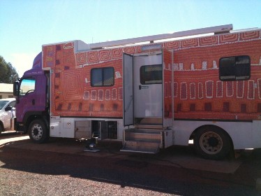 Outback Australian dialysis truck